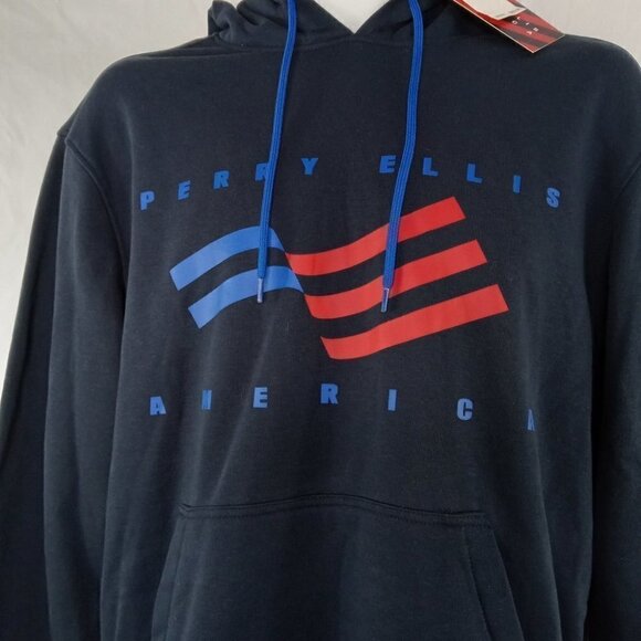 PERRY ELLIS HOODIE ADULT MEN SIZE MEDIUM NEW - Picture 2 of 4